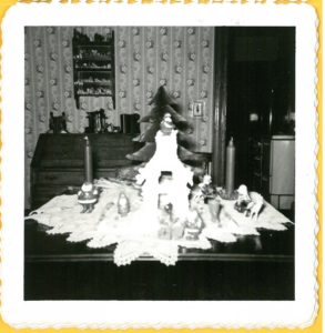 1953, perhaps first year for the house, before the tradition of adding candy was in place.